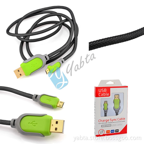1.5M Steel Mesh Coated Lightn Cable Cord For Iphone 5 6